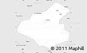 Silver Style Simple Map of Tunchang