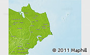 Physical 3D Map of Wenchang