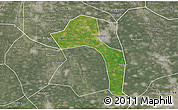 Satellite 3D Map of Anci, semi-desaturated