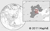 Blank Location Map of Anci, highlighted country, highlighted parent region