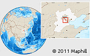 Shaded Relief Location Map of Anci, highlighted parent region