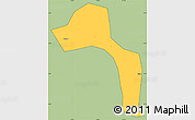 Savanna Style Simple Map of Anci, cropped outside