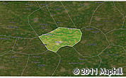 Satellite 3D Map of Anping, darken