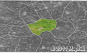 Satellite 3D Map of Anping, desaturated