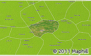 Satellite 3D Map of Anping, physical outside