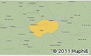 Savanna Style 3D Map of Anping