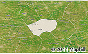Shaded Relief 3D Map of Anping, satellite outside
