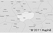 Silver Style 3D Map of Anping