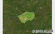 Satellite Map of Anping, darken