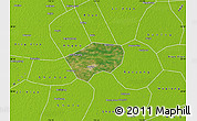 Satellite Map of Anping, physical outside