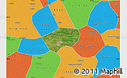Satellite Map of Anping, political outside