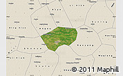 Satellite Map of Anping, shaded relief outside