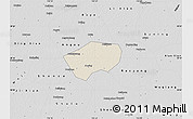 Shaded Relief Map of Anping, desaturated
