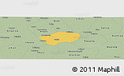 Savanna Style Panoramic Map of Anping