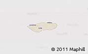 Shaded Relief Panoramic Map of Anping, cropped outside