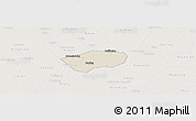 Shaded Relief Panoramic Map of Anping, lighten