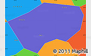 Political Simple Map of Anping
