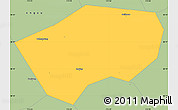 Savanna Style Simple Map of Anping