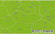 Physical 3D Map of Ba Xian