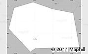 Gray Simple Map of Baoding Shi