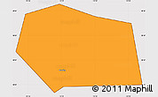 Political Simple Map of Baoding Shi, cropped outside