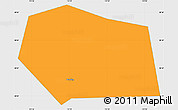 Political Simple Map of Baoding Shi, single color outside