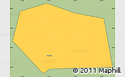 Savanna Style Simple Map of Baoding Shi, cropped outside
