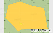 Savanna Style Simple Map of Baoding Shi