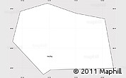 Silver Style Simple Map of Baoding Shi, cropped outside