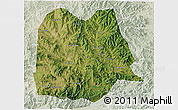 Satellite 3D Map of Chicheng, lighten