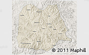 Shaded Relief 3D Map of Chicheng, lighten