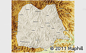 Shaded Relief 3D Map of Chicheng, physical outside