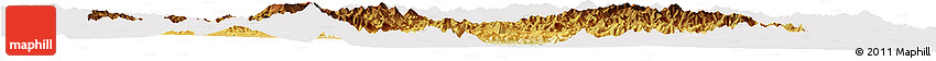 Physical Horizon Map of Chicheng, cropped outside