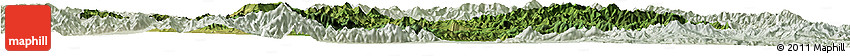 Satellite Horizon Map of Chicheng, lighten