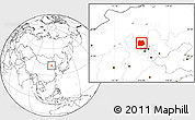 Blank Location Map of Chicheng