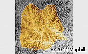 Physical Map of Chicheng, desaturated