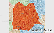 Political Map of Chicheng, lighten