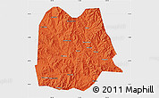 Political Map of Chicheng, single color outside