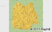 Savanna Style Map of Chicheng, single color outside