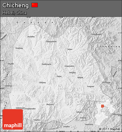 Silver Style Map of Chicheng