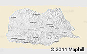 Classic Style Panoramic Map of Chicheng, single color outside