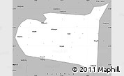 Gray Simple Map of Chongli