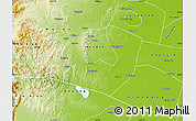 Physical Map of Ci Xian