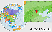 Political Location Map of Dachang Hui Ac
