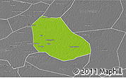 Physical 3D Map of Daming, desaturated