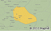 Savanna Style 3D Map of Daming