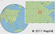 Savanna Style Location Map of Daming
