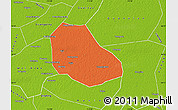 Political Map of Daming, physical outside