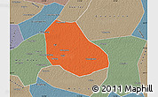 Political Map of Daming, semi-desaturated