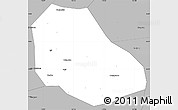Gray Simple Map of Daming